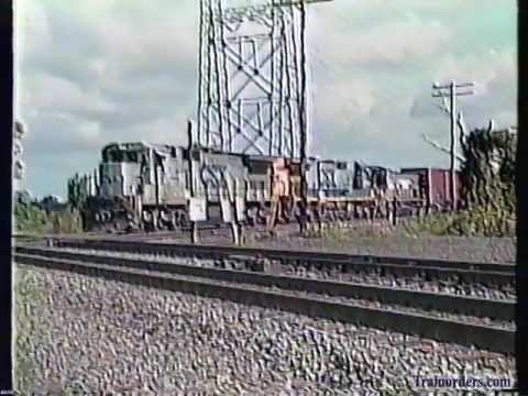 Classic Railroad Series 289 - CSX and Grand Trunk at Vickers Crossing, OH July 29, 1993