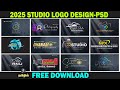Studio Logo Design Free Download Photography Logo 2025 Logo Design Psd Files Photoshop Tutorial
