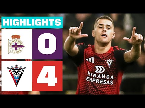 RC DEPORTIVO 0 - 4 CD MIRANDÉS I HIGHLIGHTS LALIGA HYPERMOTION