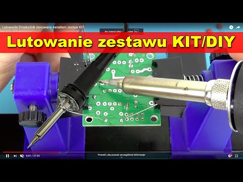 Przekaźnik sterowany światłem   zestaw KIT - lutowanie cz.1
