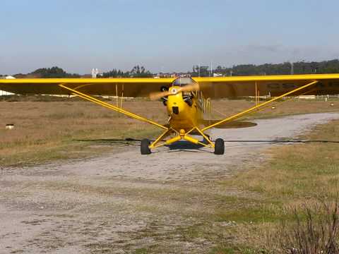 Piper Cub Taxi at Espinho(LPIN)