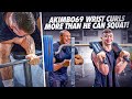 Akimbo69 Wrist Curls More Than He Can Squat!