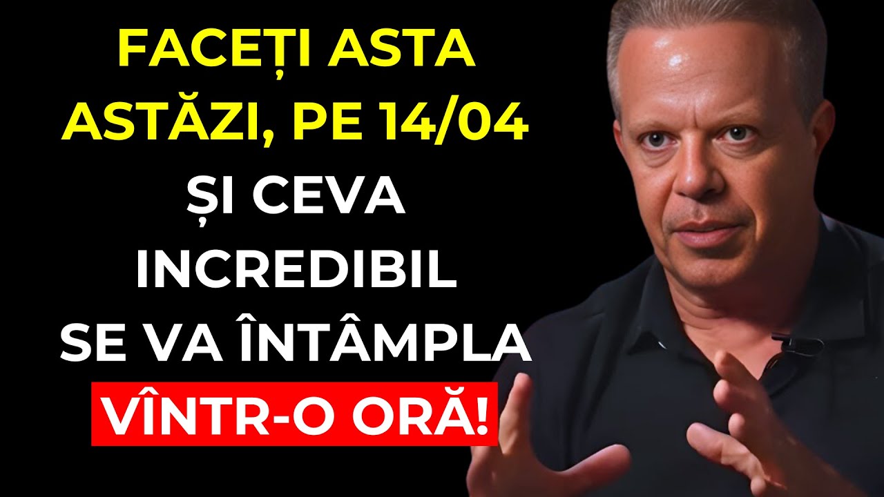 Astăzi este ziua! Încercați asta și vedeți rezultatele în doar 1 oră – Joe Dispenza