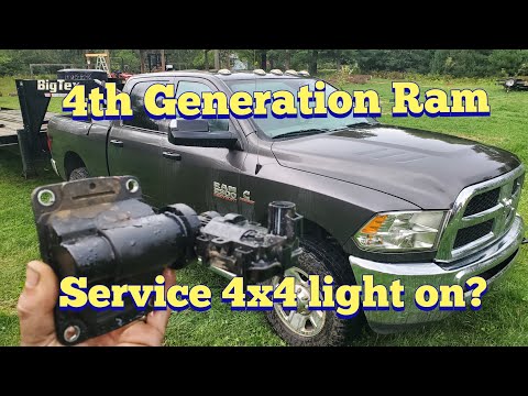 Quick and easy change out of a 4x4 actuator on 2016 Ram 2500