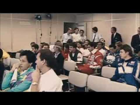 Senna abbandona la riunione dei piloti