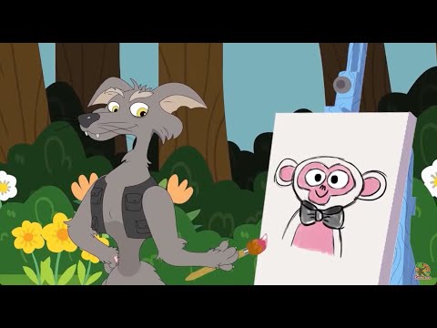 Kurt Çizdiği Resimle Poz Veriyor 😎 Çizgi Film & Çocuk Masalları - CANLI YAYIN | KONDOSAN