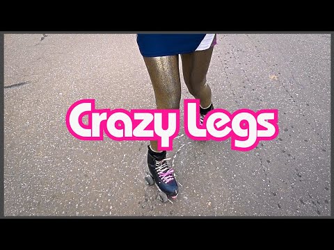 How to do Crazy Legs dance move on roller skates and quads from scratch, step-by-step tutorial.