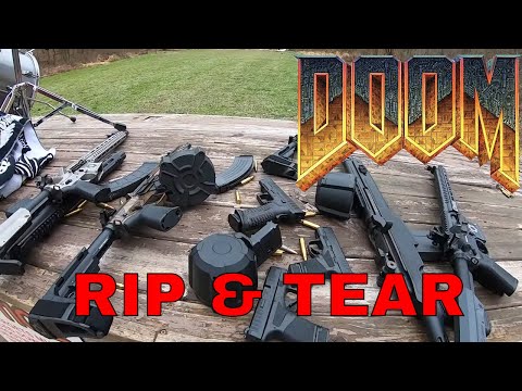 Doom - Real Life Gun Sync (Rip&Tear) #gundrummer #doom