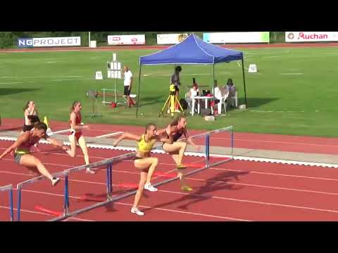 100m gát női Junior OB 2018.06.09 Miskolc