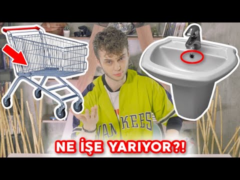 GERÇEK KULLANIMINI BİLMEDİĞİMİZ 10 ŞEY (Alışveriş Arabası, Lavabodaki Delik, Mavi Silgi)