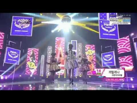 [HD] ORANGE CARAMEL(오렌지캬라멜) - 까탈레나(Catallena) ft. BTS V and Suga ► 17 in 1 Live Compilation ◄