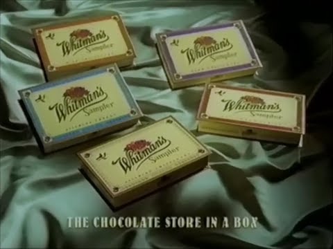 Whitman Samplers Candy The Chocolate Store In A Box TV Commercial HD