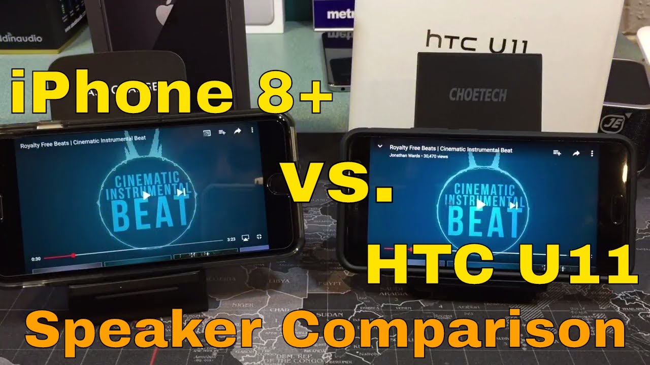iPhone 8+ vs. HTC U11 - A Dual Speaker Comparison
