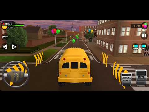 Offroad High School Bus Driver Simulator Android GamePlay