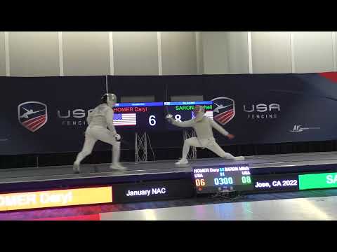 San Jose NAC SMS 2022 - GOLD - Daryl Homer v Mitchell Saron