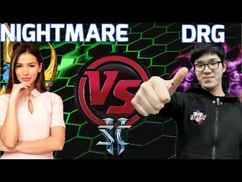 Starcraft 2: DRG [Z] vs NightMare [P] - 4k High Definition - 2000 Atmospheres