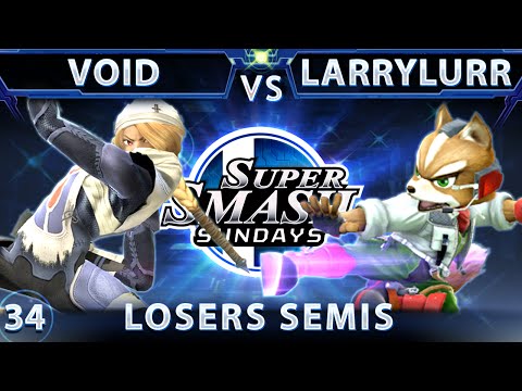 SSS 34 - Void (Sheik) Vs. #THE FAD Larry Lurr (Fox) SSB4 Losers Semis - Sm4sh Wii U - Smash 4