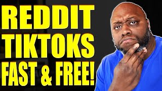How To Make Reddit TikTok Videos For Free (NOT 11LABS)