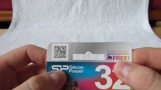 Silicon Power 32 GB microSDHC Class 10 + SD adapter SP032GBSTH010V10-SP - відео 2