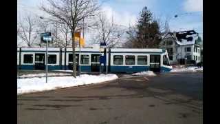 preview picture of video 'Zürcher Tram, Zoo [CH] - Linie 6 (Cobra)'