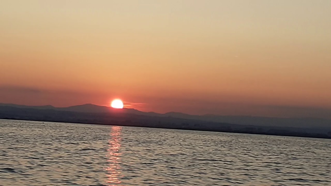 ALBUFERA. PASEO EN BARCA. PUESTA DE SOL