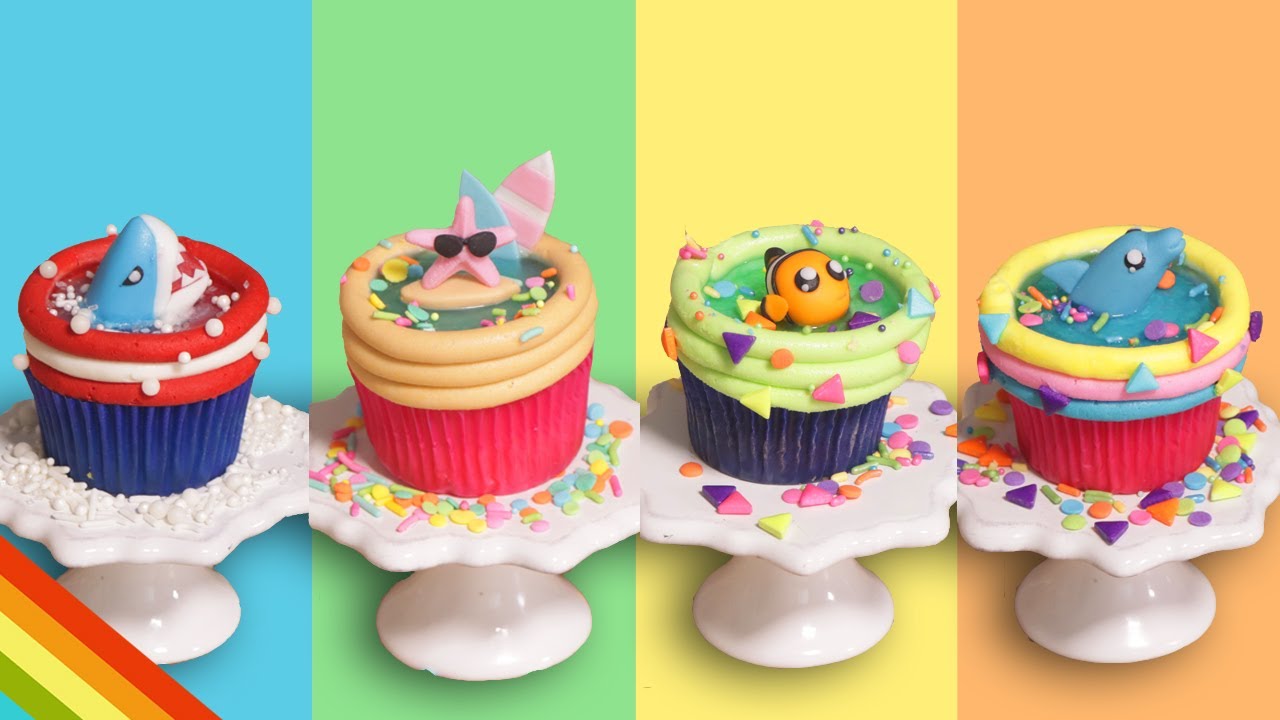 Satisfying Summer Pool Cupcake Ideas!