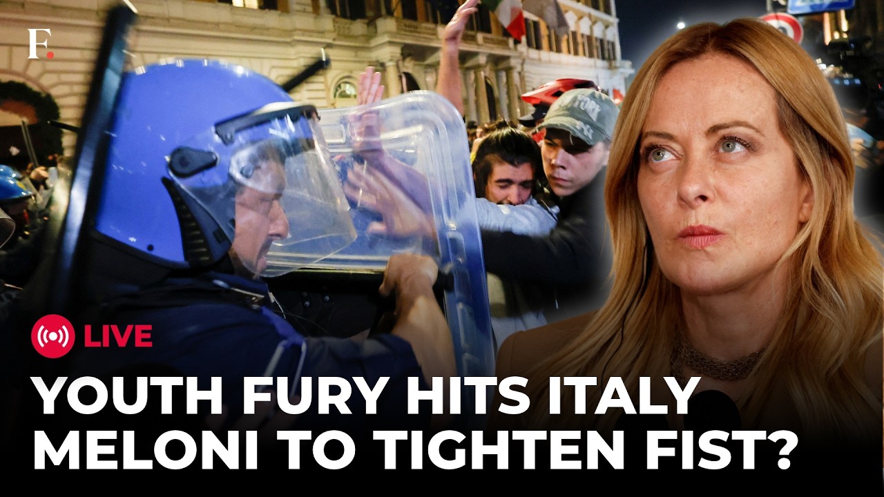 ITALY PROTEST LIVE: Fresh Unrest Tests Meloni as Youth Protests Return to Italian Cities