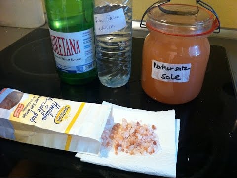 Gesundheit: Warum Natursalzsole so gesund ist und unser Wasser rein sein sollte!