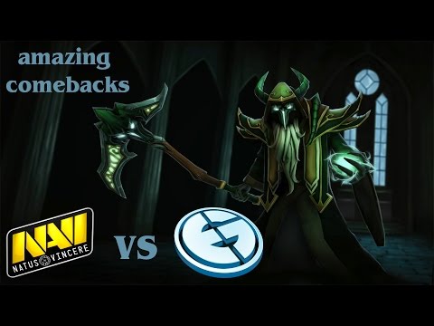 Na'Vi - amazing comebacks and team skills