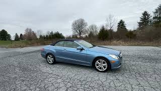 2011 Mercedes-Benz E350 Cabriolet Walk Around