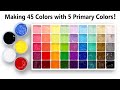 Making 45 Colors with Only 5 Primary Colors