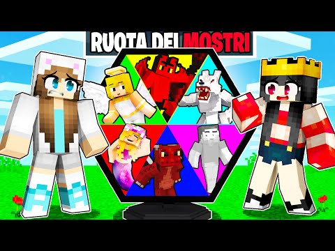 LA RUOTA DELLA FORTUNA DEI MOSTRI SU MINECRAFT!