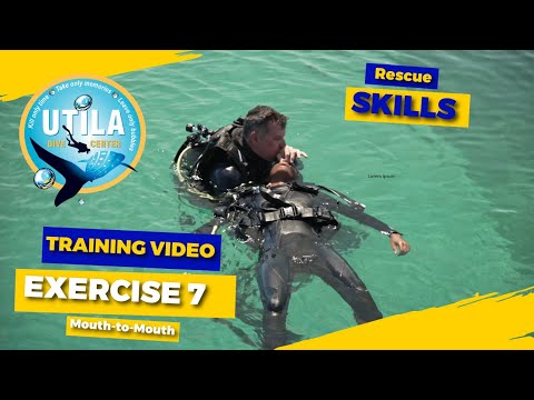 PADI Rescue Skills - Exercise 7 (Mouth-to-Mouth) - Training Video