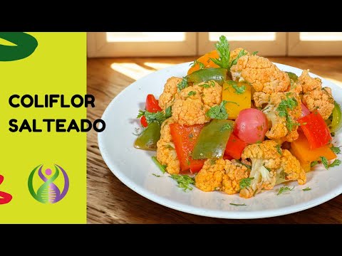 SALTEADO DE COLIFLOR UNA RECETA MUY FÁCIL