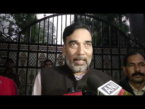 AAP Delhi Convenor Gopal Rai Briefed after the Meeting of Delhi State Organisation