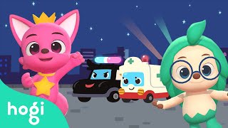 Super Power Police Car &amp; Rescue Team | Pinkfong &amp; Hogi Dance Dance | Nursery Rhyme | Hogi Kids Songs