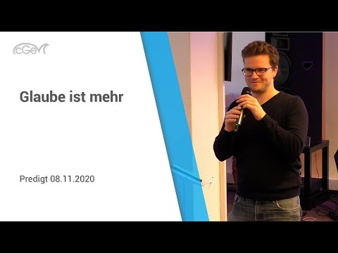 Glaube ist mehr | Predigt 08.11.2020 | CGE Heilbad Heiligenstadt