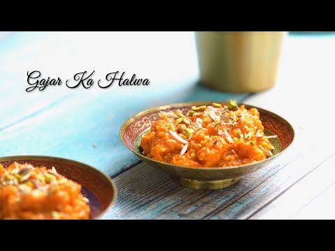Gajar Ka Halwa Recipe-Simple and Delicious Gajar Halwa-Carrot Halwa Recipe-Easy Indian Dessert