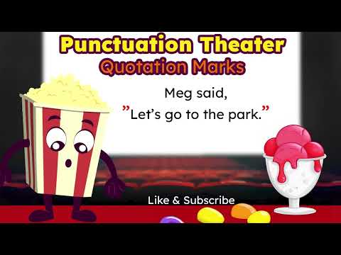 Punctuation Theater Quotation Marks