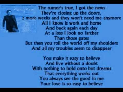 Shane Minor - Easy To Believe ( + lyrics 1999)