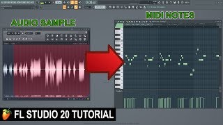 How To Convert Audio To Midi In FL Studio 20