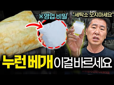 "주부들도 모르는 꼼수" 이불 마르는 속도가 70% 빨라지는 건조법 (안형 사장 1부)