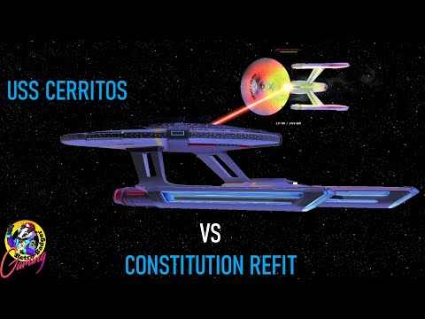 USS Cerritos VS Enterprise A (Constitution Refit) - Star Trek Ship Battles - Bridge Commander