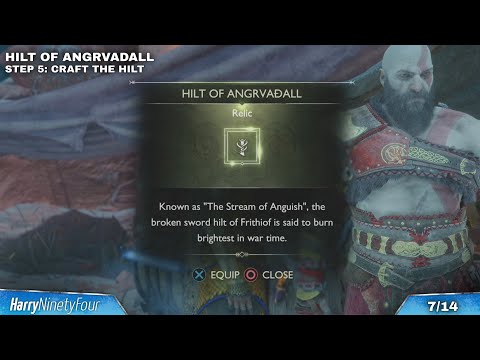 God of War Ragnarok - All Relics & Sword Hilts Locations Guide (The Collector Trophy Walkthrough)