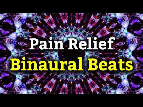 Pain Relief, Relaxation | Pure Delta Binaural Beats | Black Screen | No Music