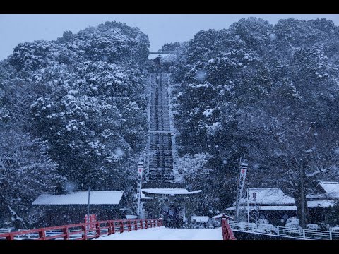 小城雪景