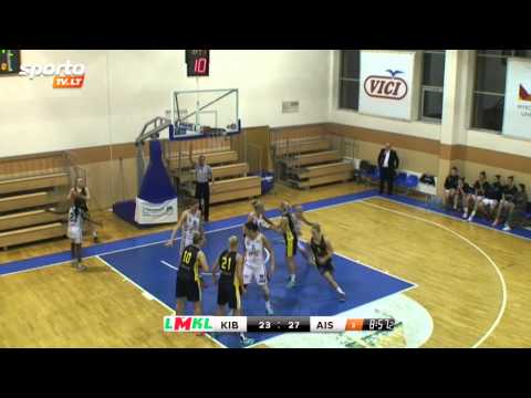 SportoTv.lt: LMKL: "Kibirkštis VIČI" - "Aistės LSU PARADIS" rungtynės 2015 01 20