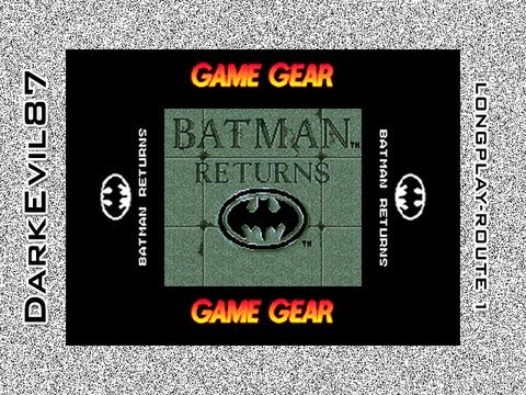 batman returns game gear review