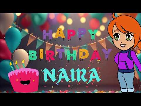 Naira Happy Birthday Song | Birthday Song with Name - Naira | Nyra | Nayra 🎂