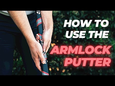 EXCLUSIVE FIRST LOOK NEW ARMLOCK PUTTER FROM TAYLORMADE | How To Use An Armlock Putter | TrottieGolf